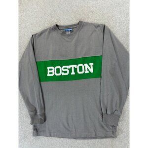Boston Celtics‎ Stall & Dean Vintage Pullover Shirt (Men's Medium) Gray